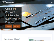 Tablet Screenshot of gdpay.com